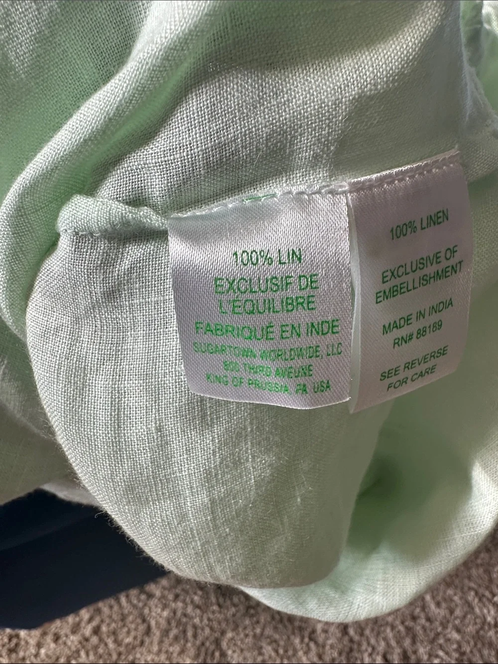 Lilly Pulitzer Amelia Island tunic top is 100% linen! Like new